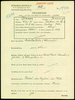 Applicant: Sparer, Henrich; born 23.2.1907 in Lʹviv (Ukraine); single.