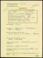 Applicant: Ambes, Rudolf; born 2.4.1911 in Düsseldorf; single.