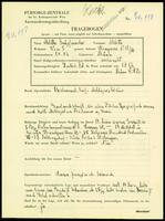 Applicant: Knöpfmacher, Melitta; born 1.4.1892 in Brno (Czech Republic); married.