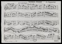 Oriental (manuscript) : Flauto Solo / M. Burshtin.