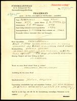 Applicant: Abramowicz, Nelli; born 5.6.1903 in Vienna (Austria); single.