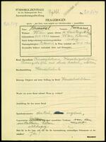 Applicant: Hammel, Susanne; born 31.5.1922 in Vienna (Austria); single.