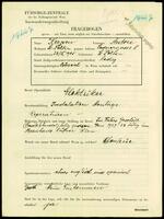 Applicant: Kerpen, Anton; born 23.9.1905 in Sankt Pölten (Austria); single.