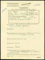 Applicant: Amber, Ernst; born 12.4.1900 in Bielitz Schlesien (Poland); married.