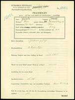Applicant: Furt, Hans; born 8.9.1910 in Vienna (Austria); single.