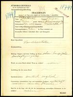 Applicant: Grobtuch, Lazar; born 15.10.1882 in Wieliczka; single.
