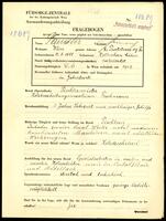 Applicant: Tandler, Heinrich; born 12.8.1888 in Holešov (Czech Republic); married.