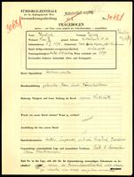 Applicant: Krausz, Ignaz; born 5.2.1879 in Gad (Romania); married.