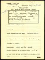 Applicant: Spitzer, Alexander; born 11.8.1888 in Senica nad Myjavou (Slovakia),; married.