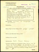 Applicant: Katz, Majer; born 15.2.1876 in Narol (Poland); married.