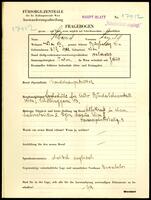 Applicant: Schneid, Leopold; born 6.4.1912 in Vienna (Austria); married.