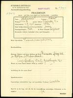 Applicant: Schneid, Karl; born 3.3.1904 in Vienna (Austria); single.