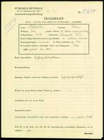 Applicant: Schächter, Rosa; born 12.8.1891 in Zalishchyky (Ukraine); married.
