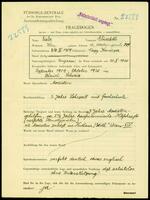 Applicant: Eisler, Elisabeth; born 14.3.1909 in Nagykanizsa (Hungary); single.
