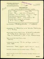 Applicant: Touysa, Peter; born 29.5.1912 in Zalaegerszeg (Hungary); single.