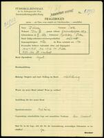 Applicant: Willner, David; born 20.10.1883 in Szpikołosy (Ukraine); married.