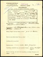Applicant: Machauf, Rachil; born 1.10.1895 in Libau (Latvia); divorced.