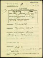 Applicant: Nurnberg, Elias; born 2.1.1902 in Buczacz (Poland); married.