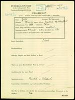 Applicant: Grellet, Johanna; born 18.7.1886 in Vienna (Austria); married.