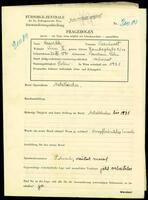 Applicant: Wrasilek, Bernhardt; born 26.8.1890 in Warsaw (Poland); married.