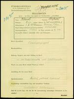 Applicant: Korsch, Rafael; born 3.5.1901 in Krasne (Poland); married.