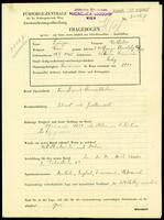 Applicant: Singer, Wilhelm; born 19.5.1905 in Zadowa (Ukraine); single.