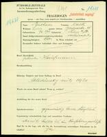 Applicant: Eichner, Waltz; born 1.6.1901 in Linz (Austria); married.