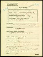 Applicant: Kornblum, Hermann; born 17.6.1904 in Krakau; single.