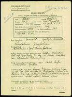 Applicant: Weiss, Siegfried; born 25.1.1900 in New York, U.S.A.; single.