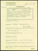 Applicant: Moser, Bruno Karl; born 10.3.1892 in Chodorov (Poland); married.