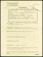 Applicant: Klieger, Hermann; born 7.9.1901 in Lʹviv (Ukraine); married.