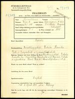 Applicant: Rosenbaum, Bernat; born 21.1.1896 in Sátoraljaújhely (Hungary); married.