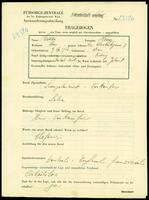 Applicant: Heitler, Heinz; born 9.8.1916 in Vienna (Austria); single.