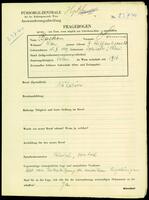 Applicant: Backen, Hermine; born 15.10.1889 in Sedziszow (Poland); no status registered.