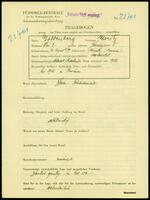 Applicant: Goldenberg, Moritz; born 10.8.1889 in Moinesti (Romania); married.