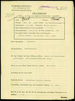 Applicant: Grab, Ernst; born 1.1.1905 in Berlin (Germany); single.