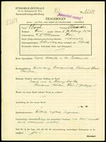 Applicant: Basch, Alexander; born 9.11.1896 in Vienna (Austria); married.