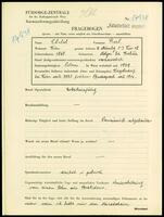 Applicant: Ehrlich, Berl; born 1860 in Holyn (Ukraine); married.