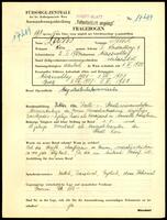 Applicant: Lachs, Ernst; born 2.1.1904 in Mürzzuschlag (Austria); married.
