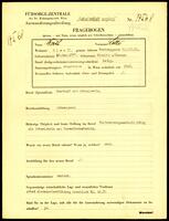 Applicant: Werth, Lotte; born 10.12.1897 in Vyz︠h︡nyt︠s︡i︠a︡ (Ukraine); single.