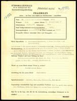 Applicant: Pollatschek, Georg; born 22.11.1910 in Vienna (Austria); single.