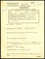 Applicant: Fischer, Albert; born 19.8.1887 in Szombathely (Hungary); married.