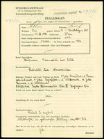 Applicant: Kohn, Josef; born 30.8.1896 in Vienna (Austria); married.