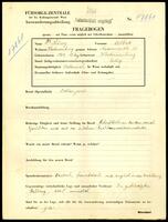 Applicant: Löwy, Albert; born 17.8.1909 in Klosterneuburg; single.