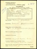 Applicant: Stahl, Mechel; born 31.3.1891 in Boryslaw; married.