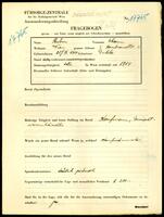 Applicant: Rubin, Chaim; born 25.9.1900 in Dukla; married.