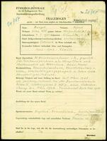 Applicant: Bergel, Alfred; born 4.1.1902 in Olomouc (Czech Republic); married.