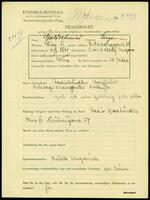 Applicant: Goldschmied, Eugen; born 6.10.1890 in Szombathely (Hungary); divorced.