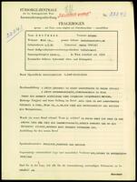 Applicant: Kaufmann, Kelman; born 3.9.1890 in Radom (Poland); married.