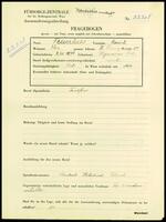 Applicant: Feuerlicht, Hersch; born 8.12.1879 in Rymanow Poland; married.